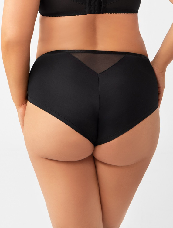 K 931 Adore Gorsenia čierne nohavičky - elegantné, čipkované, pohodlné na každodenné nosenie