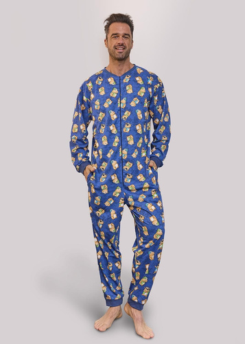 196/319 Capybara 2 Cornette pánsky overal - bavlna, denim, veselá potlač