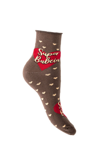 K90Z Babička Ponožky bez potlače Talianska móda