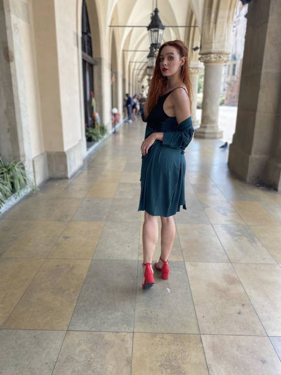 871 Visa Dámsky župan Forex - fľaškovo zelený