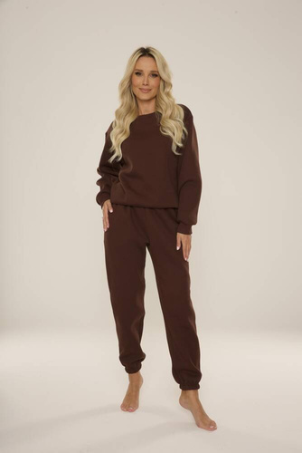 812 Indigo Forex dámska tepláková súprava - čokoládová