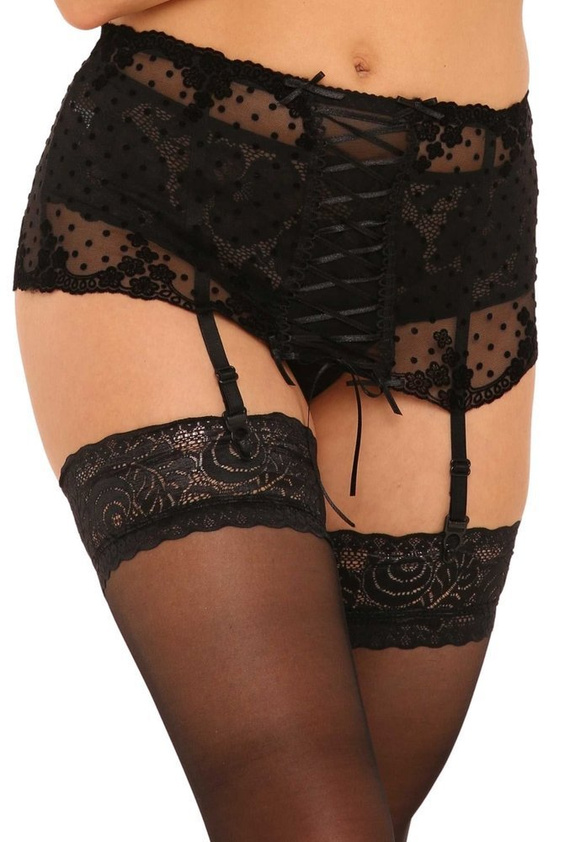 487 Bonita Forex podväzkový pás - čierny