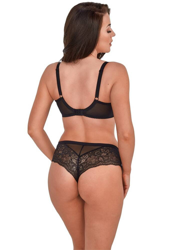 1208 Delia Soft Gaia podprsenka - čierno-béžová