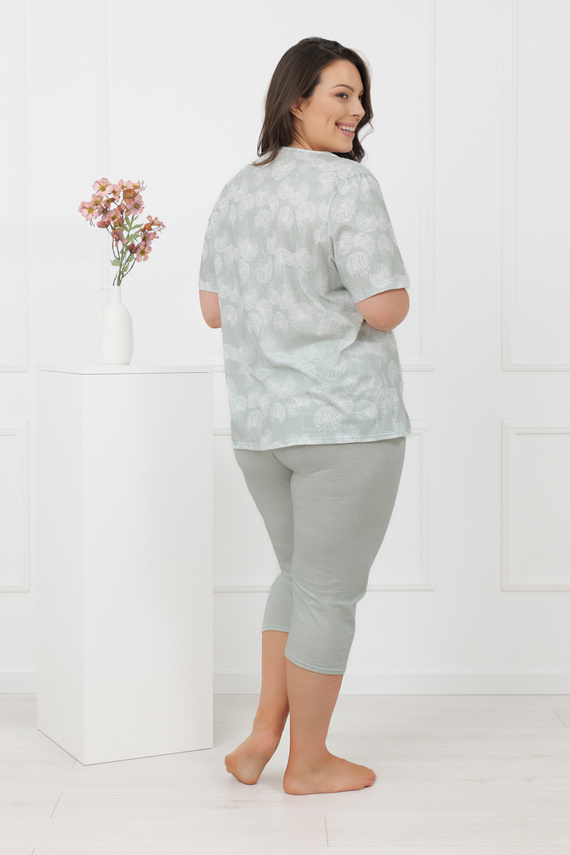 Dámske pyžamo Eleni Italian Fashion 100% bavlna, krátky rukáv, 3/4