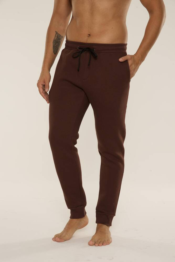 813 Indigo Pánska tepláková súprava De Lafense - čokoládová