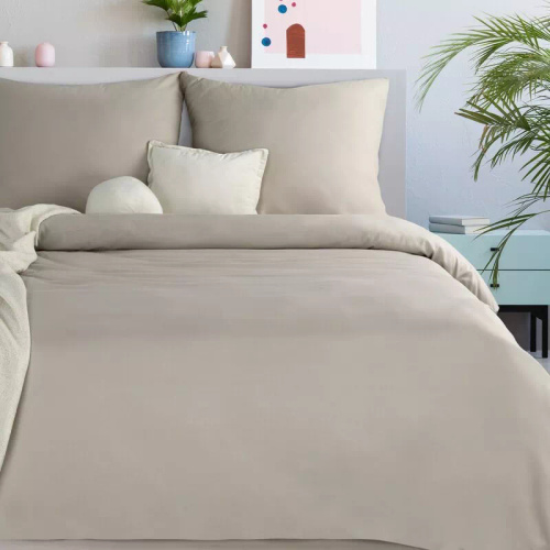 Poťah MI z mikrovlákna Eurofirany, mäkký so zipsom, 100 % polyester, béžový