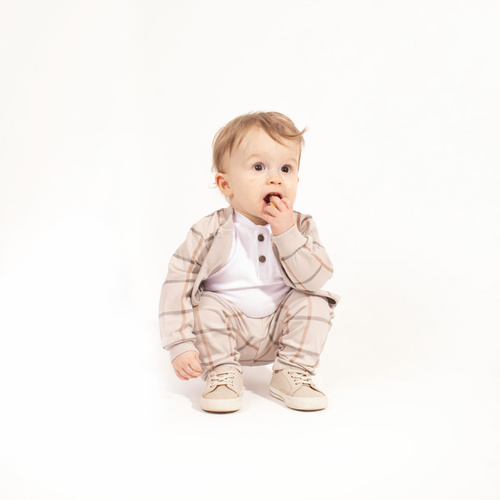 221277 Kiku Nicol detská bomber bunda kockovaná na zips