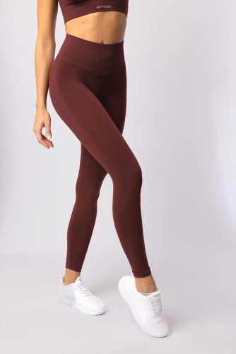 Dámske legíny SPAIO Flex Innergy 2.0 burgundy- bezšvové, podpora regenerácie