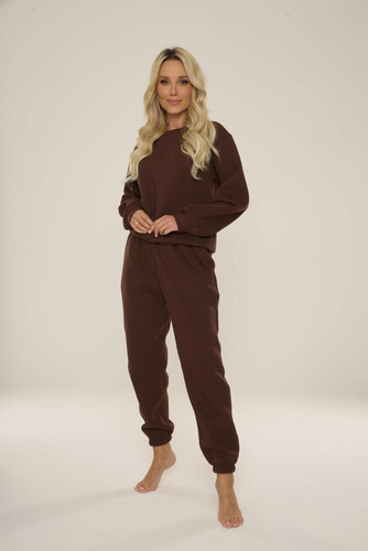 812 Indigo Forex dámska tepláková súprava - čokoládová