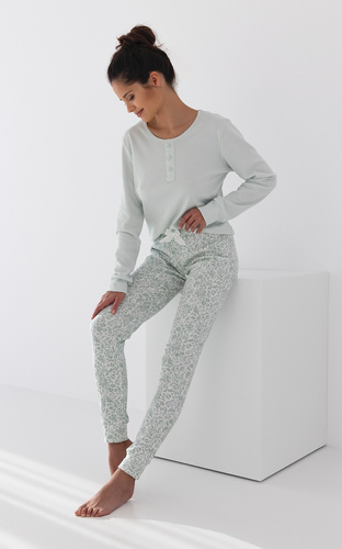 Dámske pyžamo Sensis Olive Interlock - mentolové