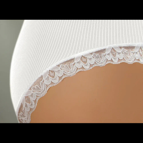 Dámske nohavičky Sesto Senso 6108 čipka bezšvové elastické pohodlné white