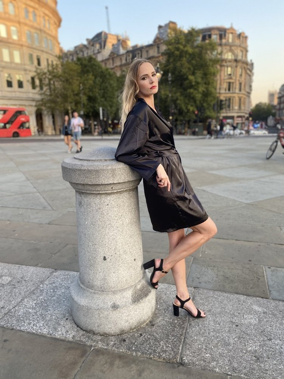 797 Classic Forex dámsky župan - čierny