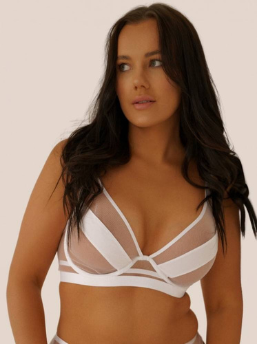 SC-932 Lou Mäkká podprsenka Kinga biela