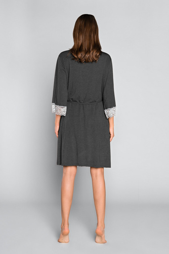 Sonata Dámsky župan Italian Fashion dark melange