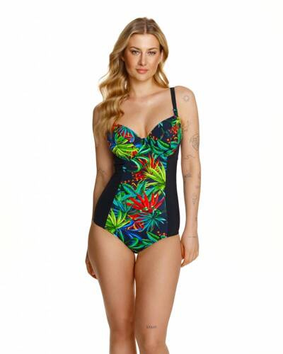 Jednodielne plavky s papagájom Lupoline