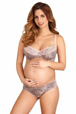 1382 LUPOLINE dojčiaca podprsenka - ružová