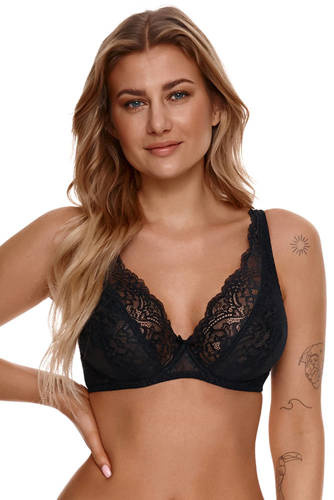 149 Mäkká podprsenka Lupoline - čierna