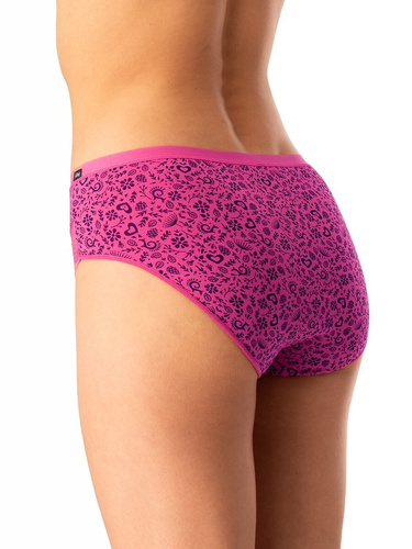 Dámske nohavičky Key LPC 760 pink navy blue - bavlnené, pohodlné, sada 2 kusov