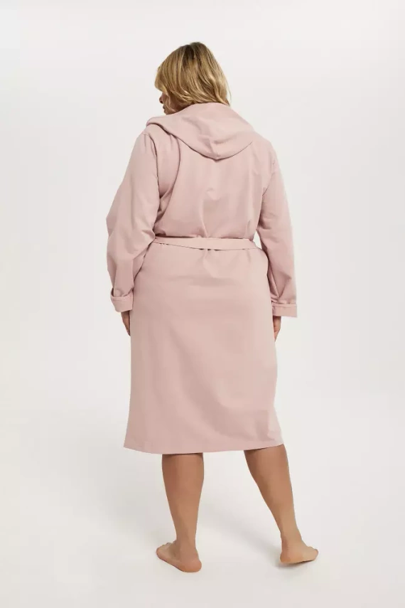 Karina Dámsky župan Italian Fashion - púdrovo ružový