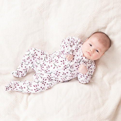 217031 Bavlnená detská pyžamka Alisa Nicol - kvetinový vzor