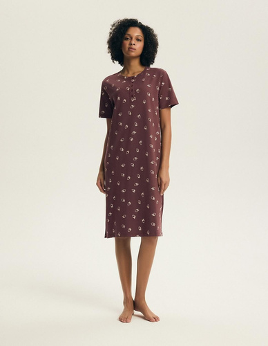 Nočná košeľa Henderson Evika 45304 – bavlna, potlač jahody