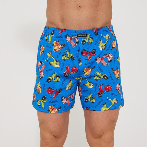 001/185 011/185 Vespa Pánske boxerky Cornette Classic - 100% bavlna, voľný strih, zapínanie na gombíky, každodenné pohodlie