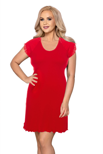 VHL-252 nočná košeľa Vena červená