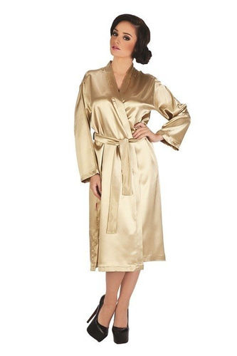 798 Klasický dámsky župan Forex - modrý/modrý