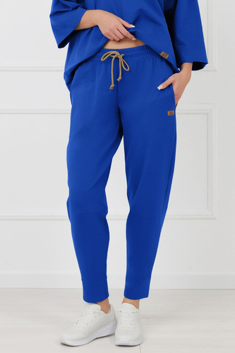 Tepláky Kaori Italian Fashion bavlna-kobalt
