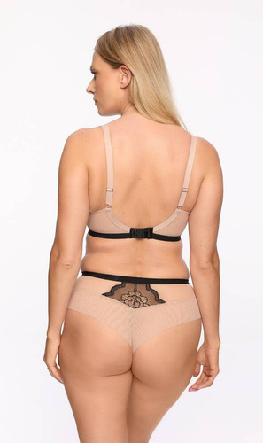 BS 1287 Mäkká podprsenka Carina Gaia - čierna