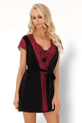 Kumiko LC 90428 Ružový dámsky župan Rosses Collection LivCo Corsetti