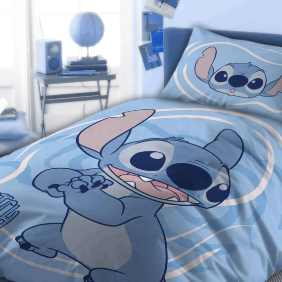 Detské obliečky Lilo i Stitch Faro 100x135 bavlna + obliečka na vankúš 40x60