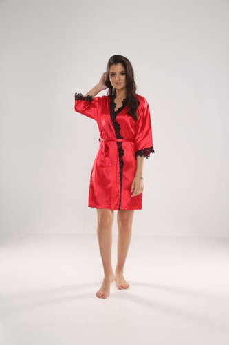 929 Kleoree Dámsky župan De Lafense - červený