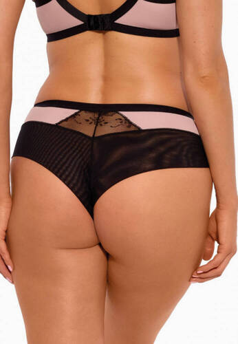 GFB 1274 Frida Dámske brazílske nohavičky Gaia black-pink