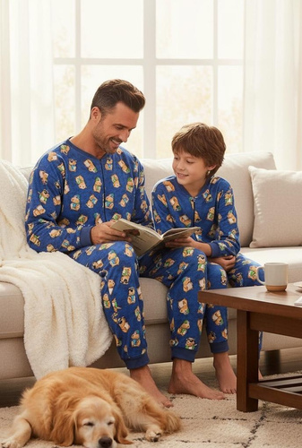 185/183 186/183 Capybara 2 Detský overal Cornette - bavlnený, so zipsom a veselou potlačou