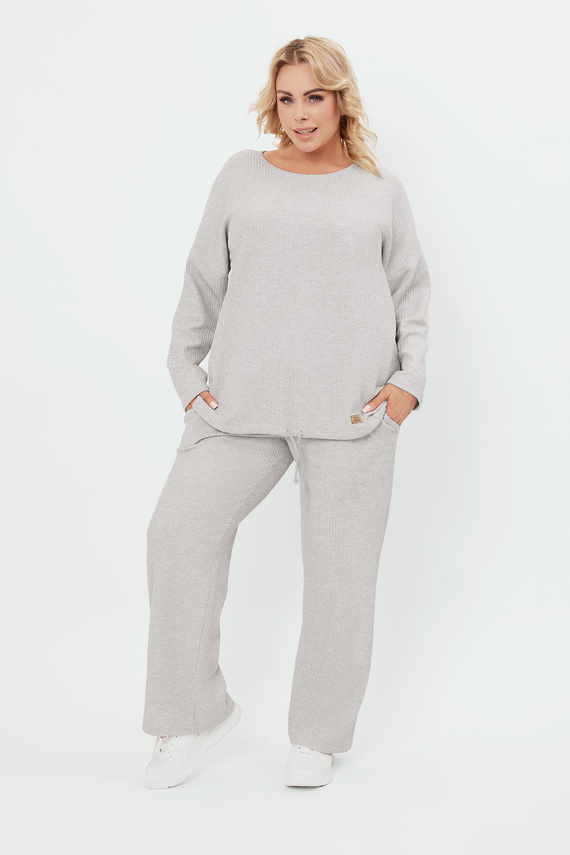 Avira Dámska súprava Italian Fashion - light melange