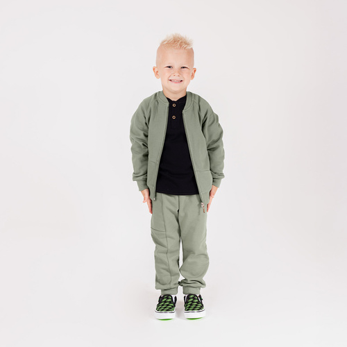 218272 Mikina Yogi Bear Nicol - zapínanie na zips, bavlna, khaki