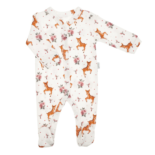 216031 Lala detský župan Nicol - bavlna, sáro a vzor ruží