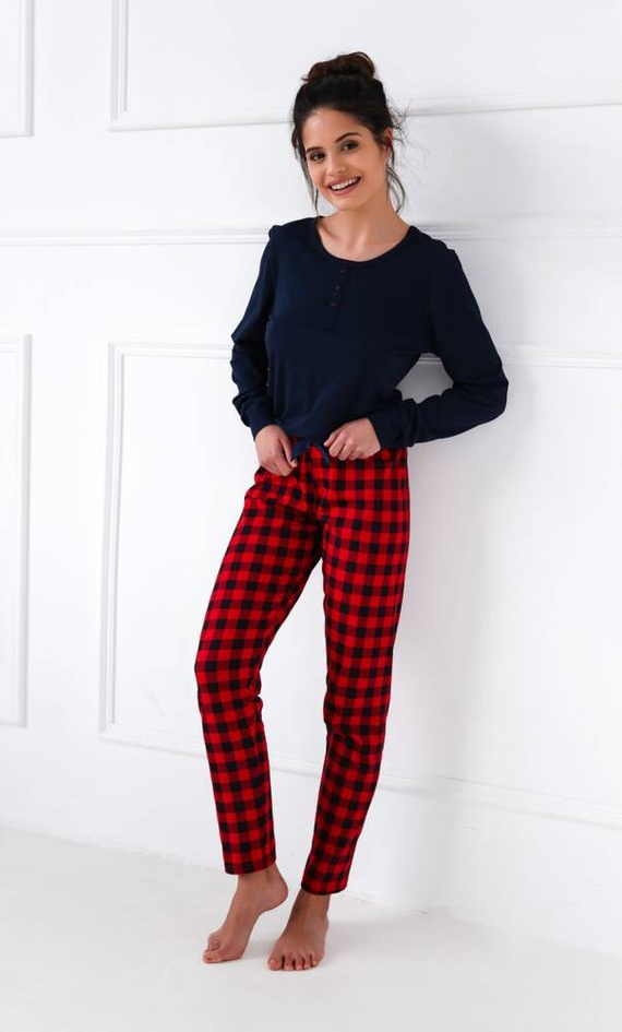 Dámske pyžamo Bonnie Sensis - tmavomodré