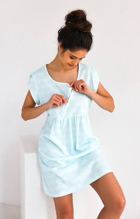 Nočná košeľa Alma Sensis - mätová