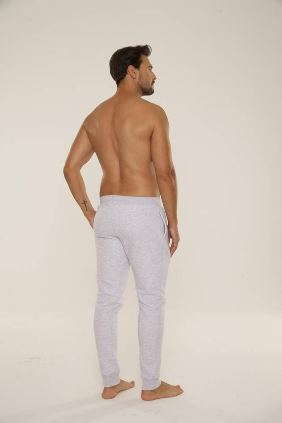 813 Indigo Pánska tepláková súprava De Lafense - svetlý melír