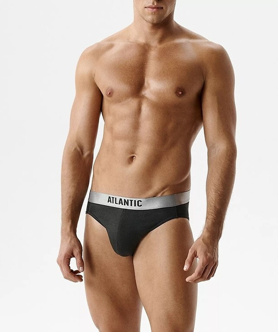 Pánske športové slipy Atlantic 2MP-1589 – dokonalé prispôsobenie, elastický pás, 2 kusy
