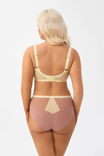 G013 Citronella Gorsenia podprsenka soft na veľký dekolt s výšivkou citrónov