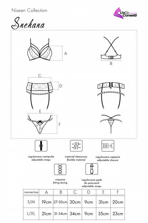 Snehana LC 90443 Dámsky set LivCo Corsetti Fashion