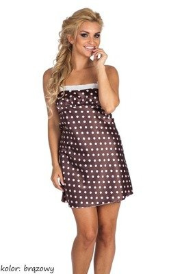 577 Nočná košeľa Charlotte - hnedá