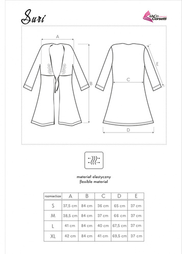 Suri LC 90021 Dámsky župan LivCo Corsetti
