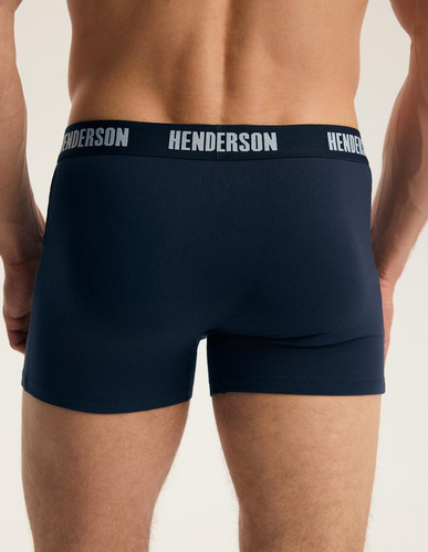 Pánske boxerky Henderson 45477 Frost 2-pack bavlnené so širokou gumou a logom