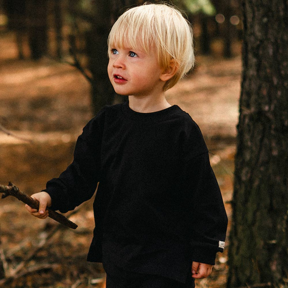 Detské tričko s dlhým rukávom Eevi Simply Comfy 100% bavlna