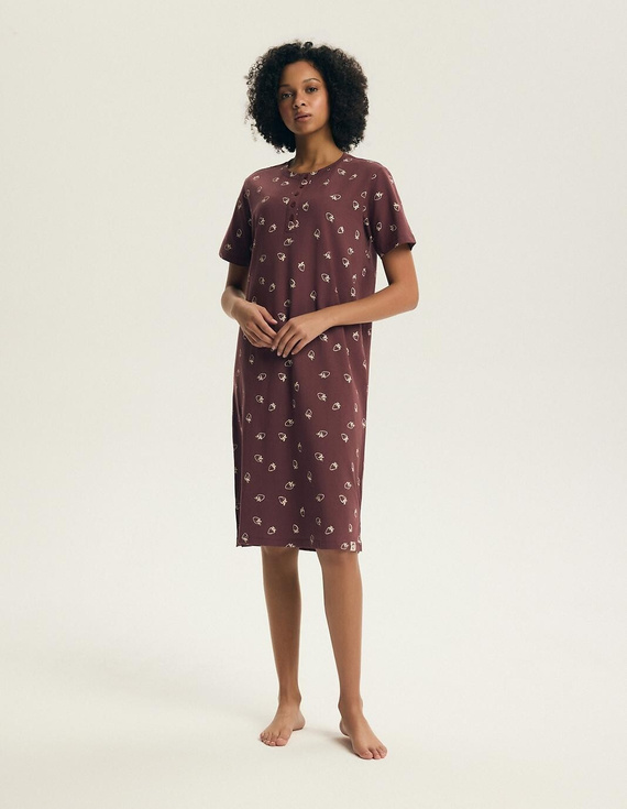 Nočná košeľa Henderson Evika 45304 – bavlna, potlač jahody