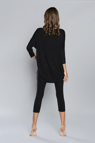 Dámske pyžamo Mandala Italian Fashion - čierne